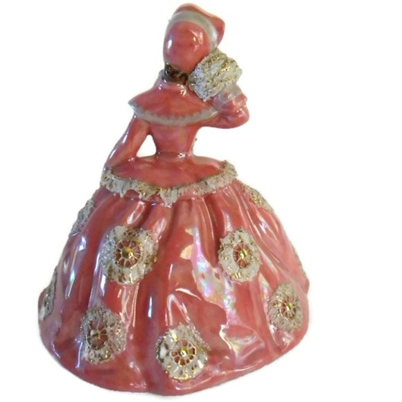 Ceramic Victorian Lady Figurine by Juanita Gilbert - Picture 4 of 10